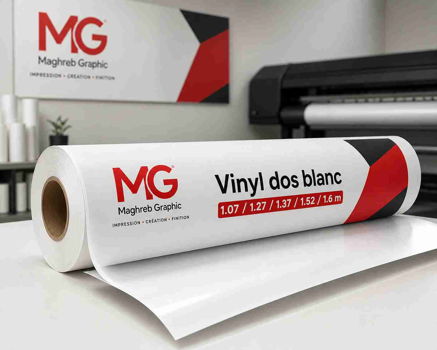 Vinyl dos blanc